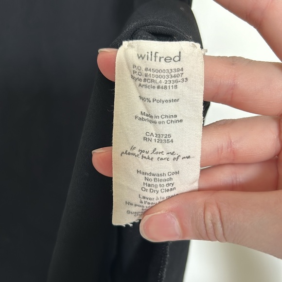 WILFRED | Aritzia Sèvres Blouse Tunic Tank | XS - Picture 5 of 8